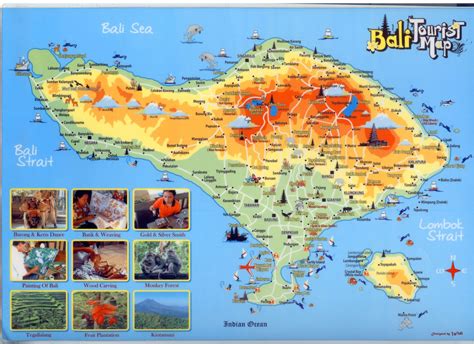 Bali Tourist Map: The Best Tourist Attractions in Bali.